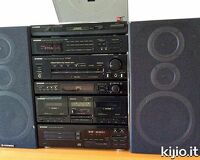 Hi-Fi compatto Pioneer del 1991 completo con mobile DA REVISIONARE