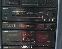 Hi-Fi compatto Pioneer del 1991 completo con mobile DA REVISIONARE